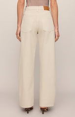 The Show Off High-Rise Bowed Denim