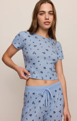 Floral Thermal Tee