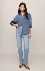 The Perfect Twill Button Up