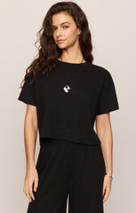 Sway Textured Cropped Tee