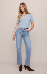 The Muse High-Rise Straight Denim