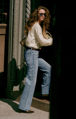 The Stunner Mid-Rise Wide Denim
