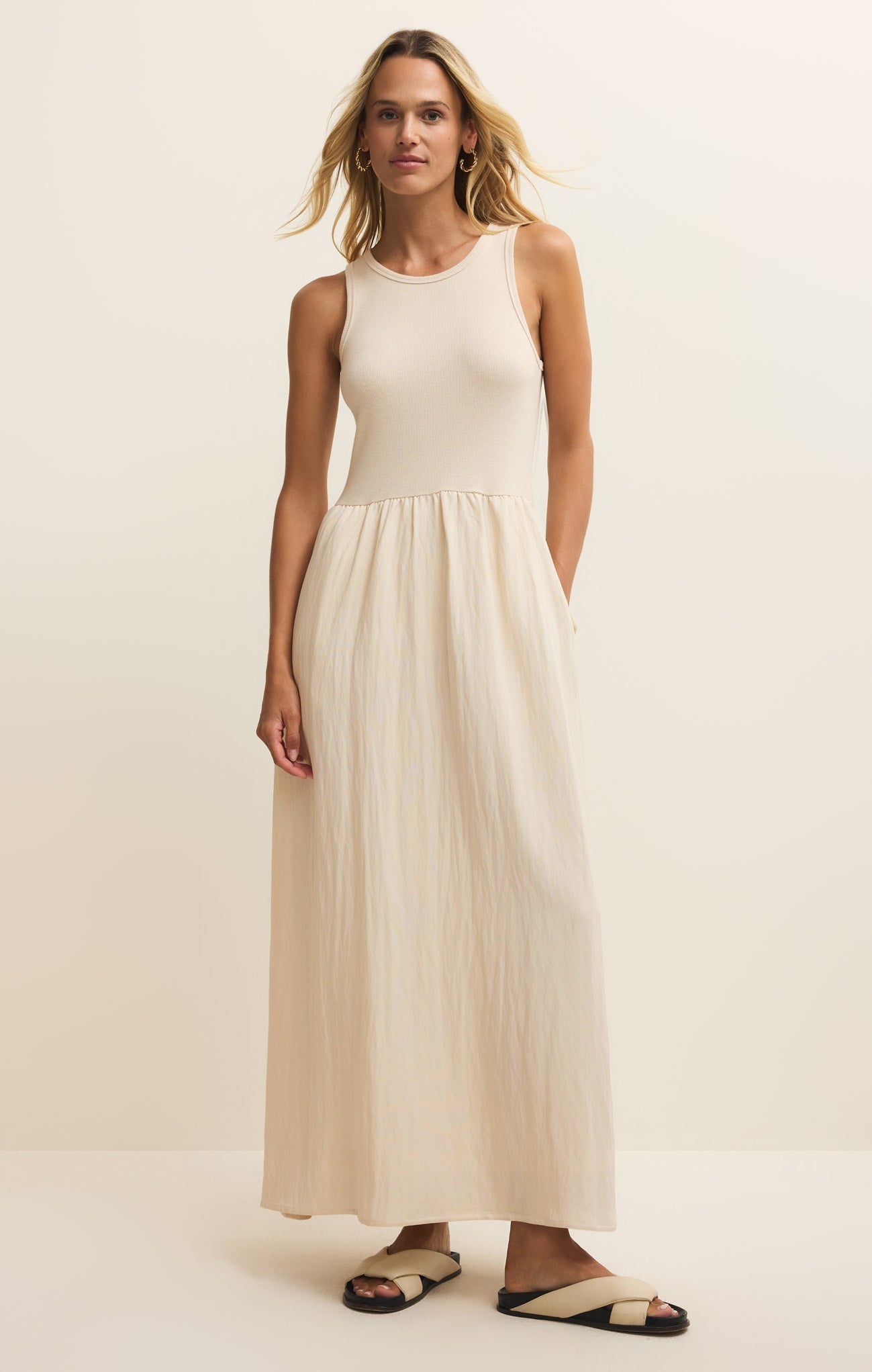 Charlotte Rib Midi Dress
