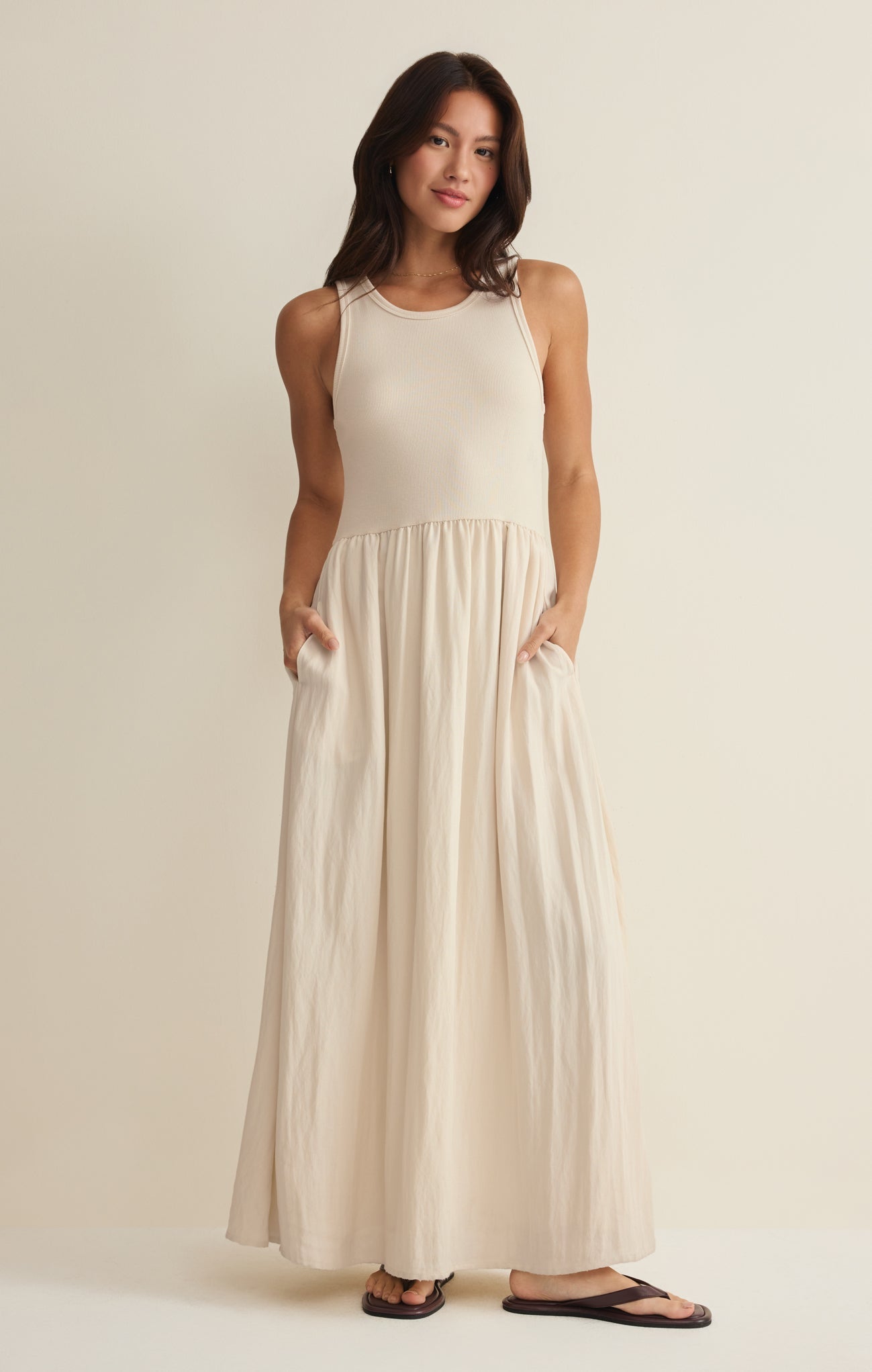 Charlotte Rib Midi Dress