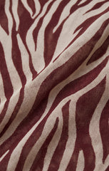 Sevilla Zebra Mesh Midi Dress