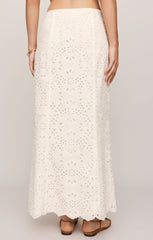 Emrie Eyelet Maxi Skirt