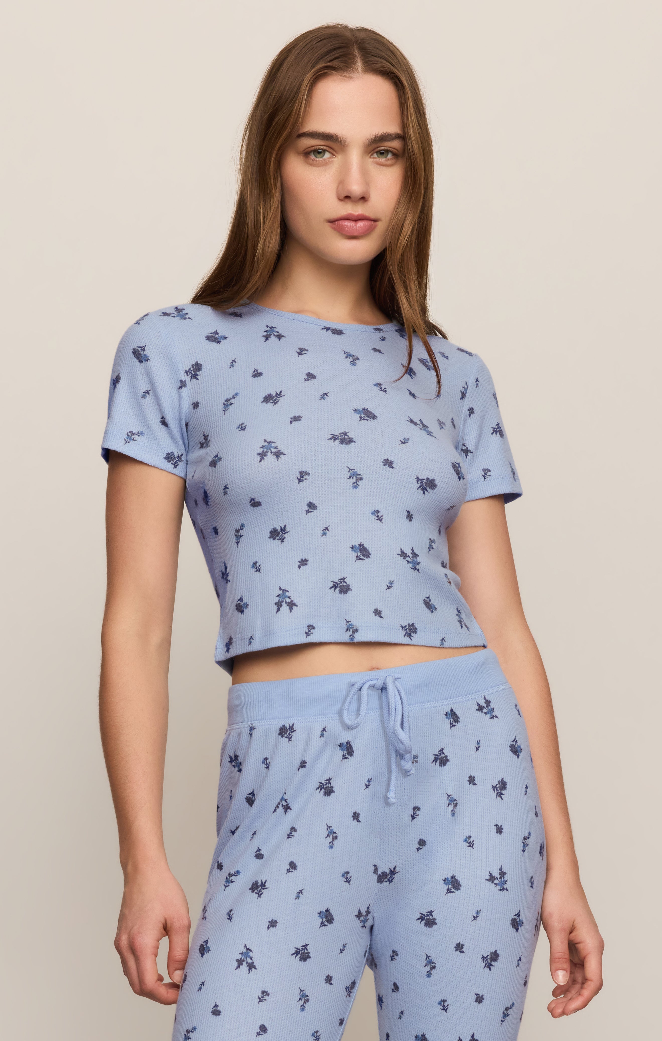 Floral Thermal Tee