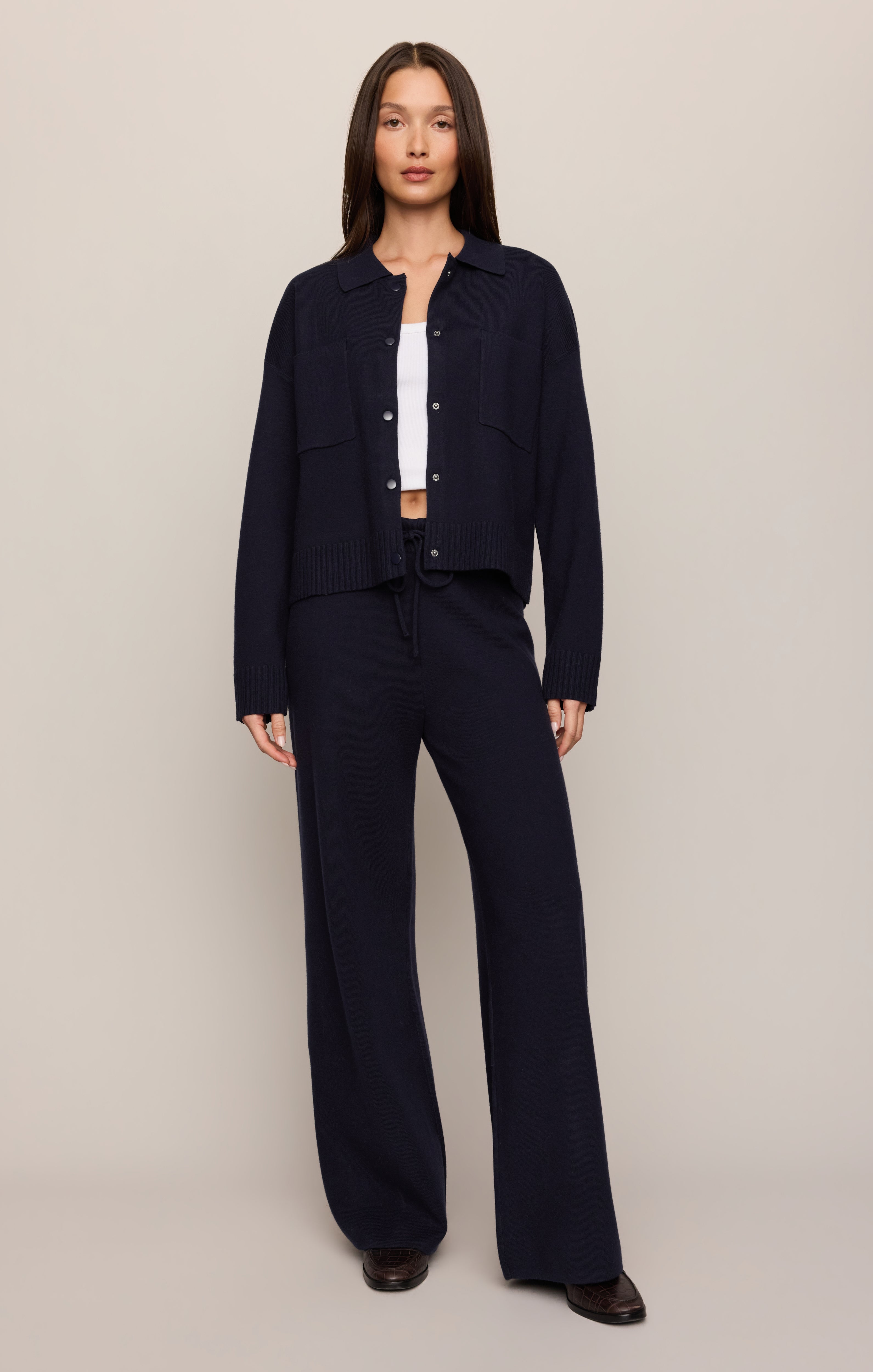 Take It Easy Wide Leg Sweater Pant