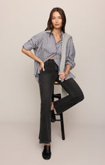 The Gallery Striped Button Up