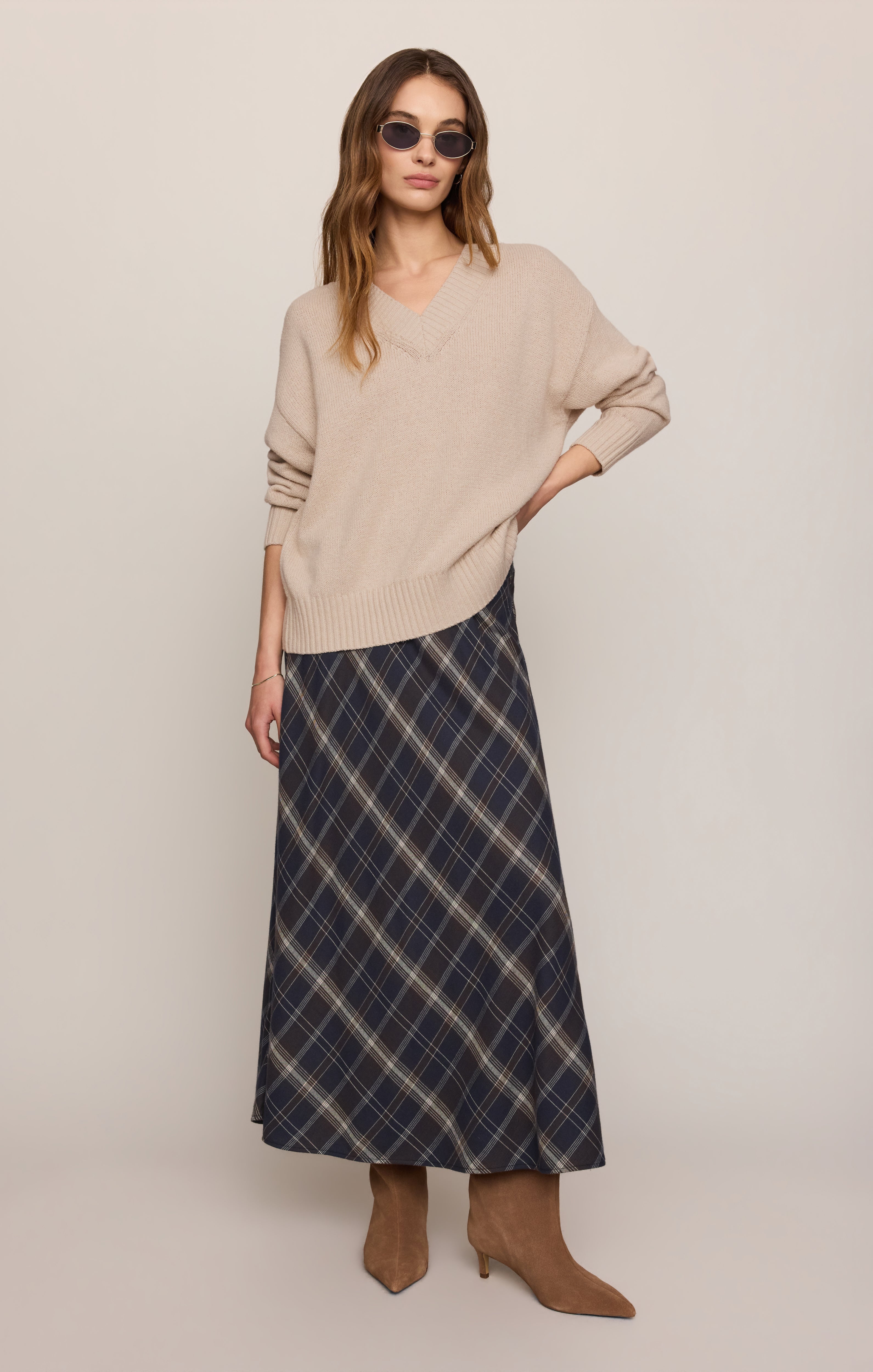Cloud Spun V-Neck Sweater